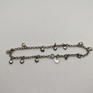 ❤️ Dainty Heart Charm Link Bracelet ✨